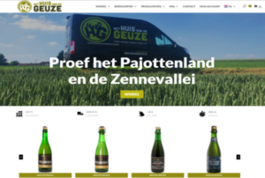 Customer case - Huis van de Geuze - Screenshot Homepage